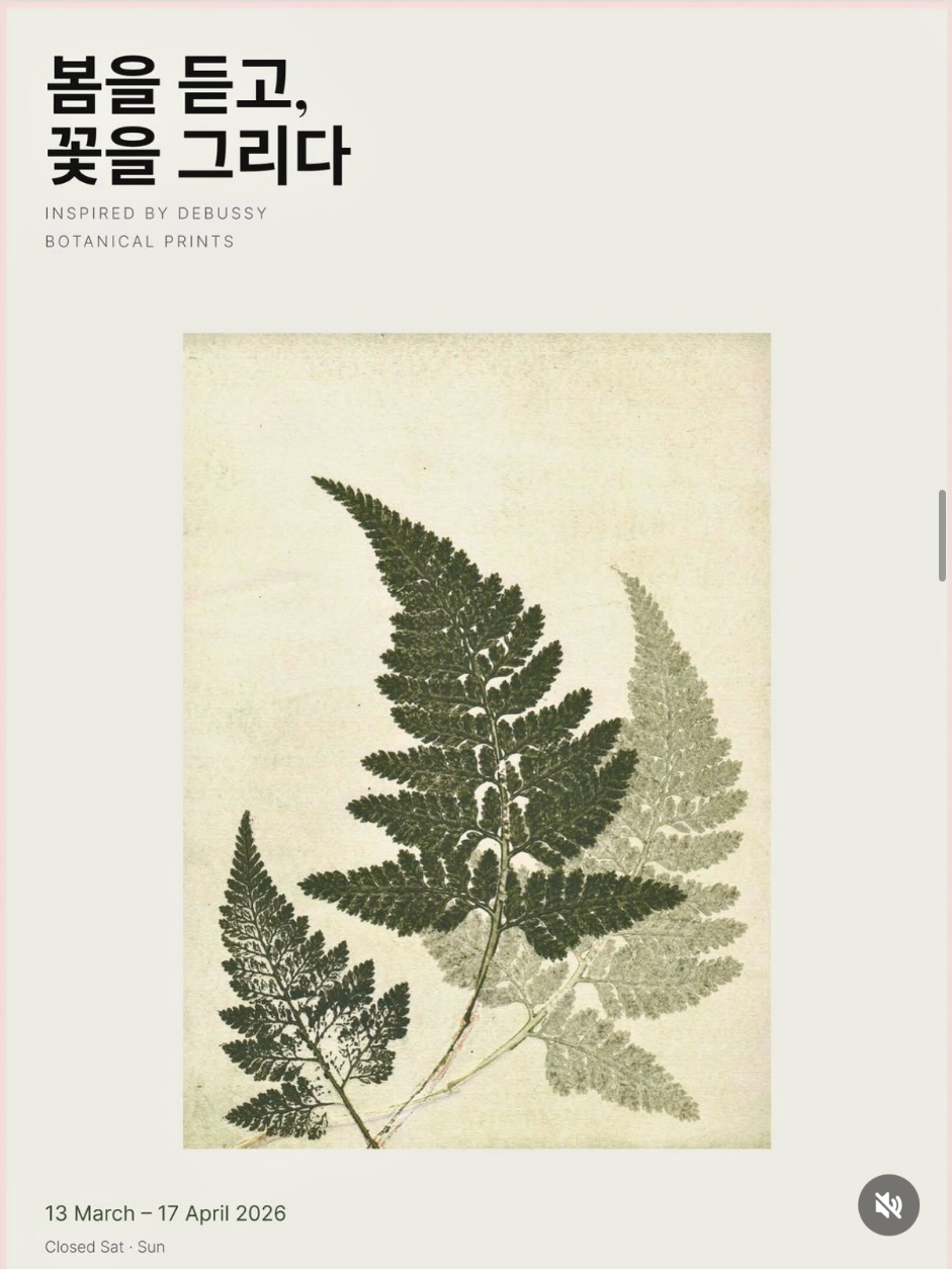 봄을 듣고, 꽃을 그리다